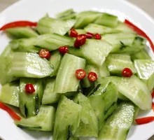 Garlic Cucumber Salad