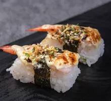 Grilled Shrimp Hand Roll