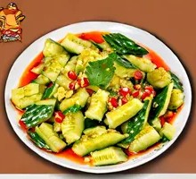 Oil-Drizzled Cucumber Sprouts
