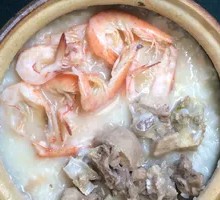 Pork Rib and Shrimp Congee