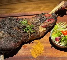 Fruitwood-Smoked Lamb Leg