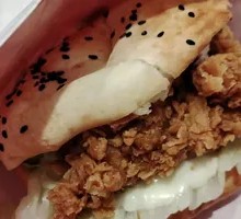 Spicy Chicken Leg Chinese Burger