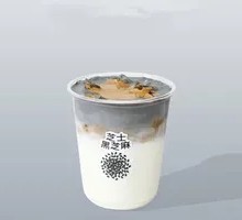Cheese Black Sesame Latte