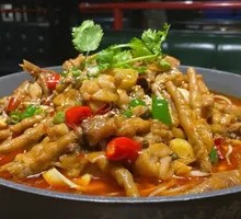 Spicy Frog and Chicken Feet