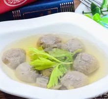 Beef Meatball Soup