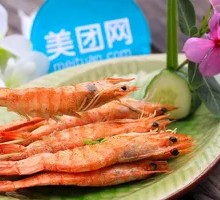 Charcoal-Grilled Live Shrimp