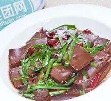Stir-fried Duck Blood with Leeks