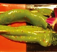 Braised Green Pepper with Tiger Stripes