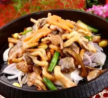 Iron Plate Mushroom Rice