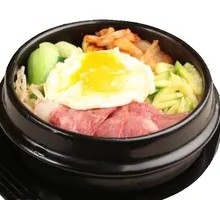 Bacon Shrimp Stone Pot Rice Bowl