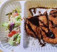 Black Pepper Chicken Fried Rice Bake