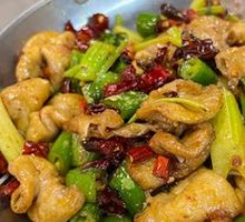 Spicy Pork Intestines Stir-fry