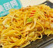 Lean Meat Fried Noodles