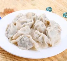 Chinese cabbage and pork dumplings
