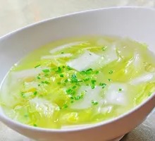 Chinese Cabbage and Tofu Soup