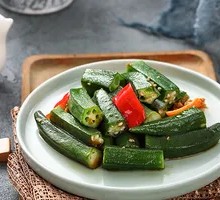 Steamed Okra with Soy Sauce