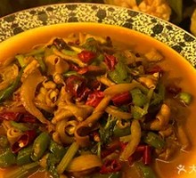 Scallion Stir-fried Goose Intestines