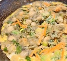 Pan-fried Oyster Omelette