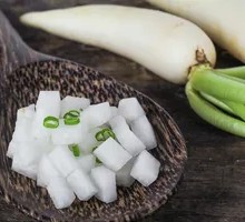 Pickled Radish Cubes