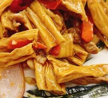 Farmhouse Tofu Skin Stir-Fry with Pork