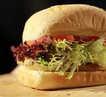 Chicken Leg Grilled on Iron Plate