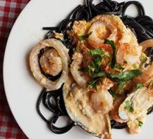 Seafood Squid Noodles