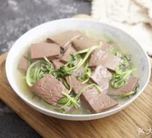 Pork Blood and Tofu Soup