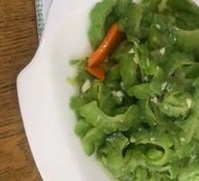 Salted Egg Stir-fried Bitter Melon