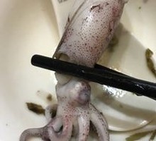 Steamed Baby Octopus