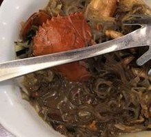 Red Crab Stewed with Handmade Noodles