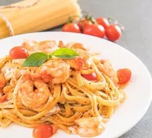 White Sauce Seafood Pasta