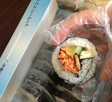 Sesame Seed Rice Roll with Meat Floss