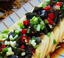 Century egg tofu salad