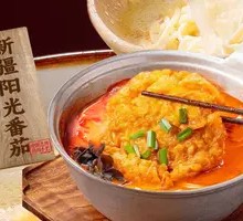 Tomato浓汤炸蛋面