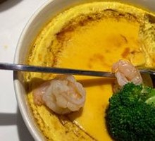 Steamed Shrimp and Egg Custard