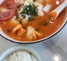Tomato Sour Soup with Black Fish