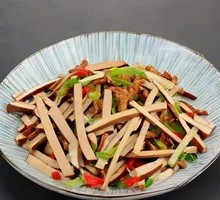 Egg Curd with Shredded Pork