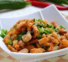 Buckwheat Stir-fried with Pork Grease