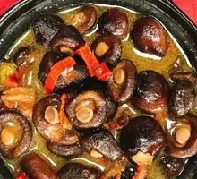 Tea Oil Braised Mushrooms