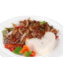 Black Pepper Beef Rice