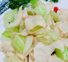 Snail Slices with Celery