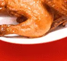 Honey-glazed扒 Chicken