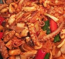 Spicy Squid Stir-fry