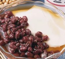 Red Bean Tofu Pudding