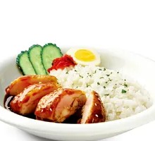 Teriyaki Crispy Chicken Rice