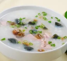 Century Egg and Pork Porridge
