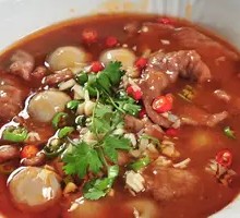 Beef Stewed with Taro
