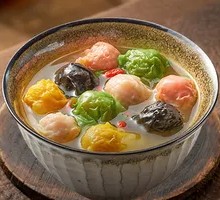 Colorful Pork Stuffed Dumplings