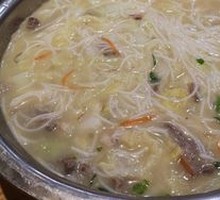 Pork Bone Noodle Dish