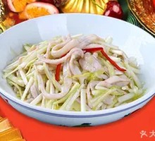 Stir-fried Squid with Leek Greens